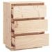 Petite commode en bois massif de pin – Collection Vizion - Photo n°7