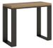 Petite console extensible bois et acier anthracite Tiroz evolution - Photo n°1