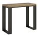 Petite console extensible bois et acier anthracite Tiroz evolution - Photo n°7