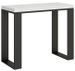 Petite console extensible bois et acier anthracite Tiroz evolution - Photo n°1