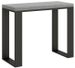 Petite console extensible bois et acier anthracite Tiroz evolution - Photo n°1