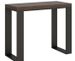 Petite console extensible bois et acier anthracite Tiroz evolution - Photo n°1