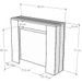 Petite console extensible en bois Kuba 90x25/211 cm - Photo n°8