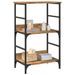 Petite étagère bibliothèque bois et métal Kano 50 cm - Style industriel - Photo n°1