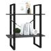 Petite étagère style industriel Loza 60 cm - Photo n°1