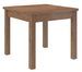 Petite table à manger carrée 80/80 cm en bois marron Orka - Photo n°1