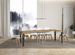 Petite table carrée 90x90 cm extensible 10 personnes 90 à 246 cm bois clair et pieds métal anthracite Kazay - Photo n°3