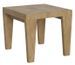 Petite table carrée extensible 90x90/246 cm pieds forme V Kristo - Photo n°1