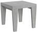 Petite table carrée extensible 90x90/246 cm pieds forme V Kristo - Photo n°1