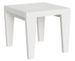 Petite table carrée extensible 90x90/246 cm pieds forme V Kristo - Photo n°5