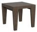 Petite table carrée extensible 90x90/246 cm pieds forme V Kristo - Photo n°1