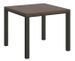 Petite table carrée pliante 90x90/180 cm Dova - Photo n°1