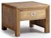 Petite table d’appoint en bois massif naturel MAZARI - Photo n°1
