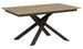 Petite table extensible avec pieds entrelacés métal anthracite Gary - Photo n°5