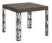 Petite table extensible carrée 90x90/246 cm Kiza - Photo n°1