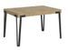 Petite table extensible carrée 90x90/246 cm Konta - Photo n°1