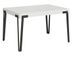 Petite table extensible carrée 90x90/246 cm Konta - Photo n°1