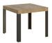 Petite table extensible carrée 90x90/246 cm Liva - Photo n°1