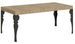 Petite table extensible carrée 90x90/246 cm style oriental Torza - Photo n°8