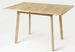 Petite table extensible en bois de chêne massif blanchi Larry 90/130 cm - Photo n°3