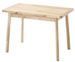 Petite table extensible en bois de chêne massif blanchi Miniko 110 à 170 cm - Photo n°1