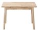 Petite table extensible en bois de chêne massif blanchi Miniko 110 à 170 cm - Photo n°3