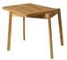 Petite table extensible en bois de chêne massif Larry 90/130 cm - Photo n°1