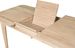 Petite table rectangulaire extensible 120 à 160 cm en bois de chêne blanchi Franka - Photo n°2