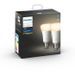 PHILIPS HUE Pack de 2 ampoules White - 9,5 W - E27 - Bluetooth 2 - Photo n°2