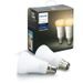 PHILIPS HUE Pack de 2 ampoules White Ambiance - 9,5 W - B22 - Bluetooth - Photo n°1