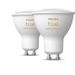 PHILIPS Hue White Ambiance Ampoules LED connectées GU10 Compatible Bluetooth - Pack de 2 - Photo n°2