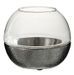 Photophore boule verre et céramique argentée Liath - Photo n°1