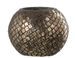 Photophore boule verre mosaïque doré antique Ysarg - Lot de 4 - Photo n°1