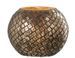 Photophore boule verre mosaïque doré antique Ysarg - Lot de 4 - Photo n°2