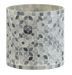 Photophore verre mosaïque gris Marino H 15 cm - Photo n°1