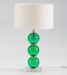 Pied de lampe verre vert Patricias - Photo n°2