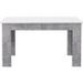 PILVI Table a manger - Blanc et béton gris clair - L 140 x I90 x H 75 cm - Photo n°2