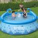 Piscine ronde gonflable Easy 274x76cm - Photo n°2