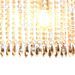 Plafonnier avec perles de cristal Argenté 104 cm E14 - Photo n°4