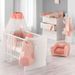 Plaid microfibre blanc corail Lapinou - Photo n°2