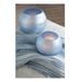 Plaid tissu bleu à rayures blanches Marino - Photo n°4