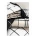 Plaids polyester carreaux noir et blanc Bialli - Lot de 4 - Photo n°2