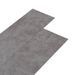 Planche de plancher PVC autoadhésif 5,21 m² 2 mm Gris béton - Photo n°2