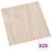 Planches de plancher autoadhésives 20 pcs PVC 1,86 m² Marron 2 - Photo n°2