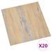 Planches de plancher autoadhésives 20 pcs PVC 1,86 m² Marron 5 - Photo n°2