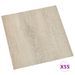 Planches de plancher autoadhésives 55 pcs PVC 5,11 m² Beige 4 - Photo n°2