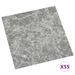 Planches de plancher autoadhésives 55 pcs PVC 5,11m² Gris béton - Photo n°2