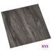 Planches de plancher autoadhésives 55 pcs PVC 5,11m² Gris foncé - Photo n°2