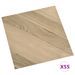 Planches de plancher autoadhésives 55pcs PVC 5,11m² Marron rayé - Photo n°2