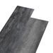 Planches de plancher PVC 4,46 m² 3 mm Gris brillant - Photo n°2